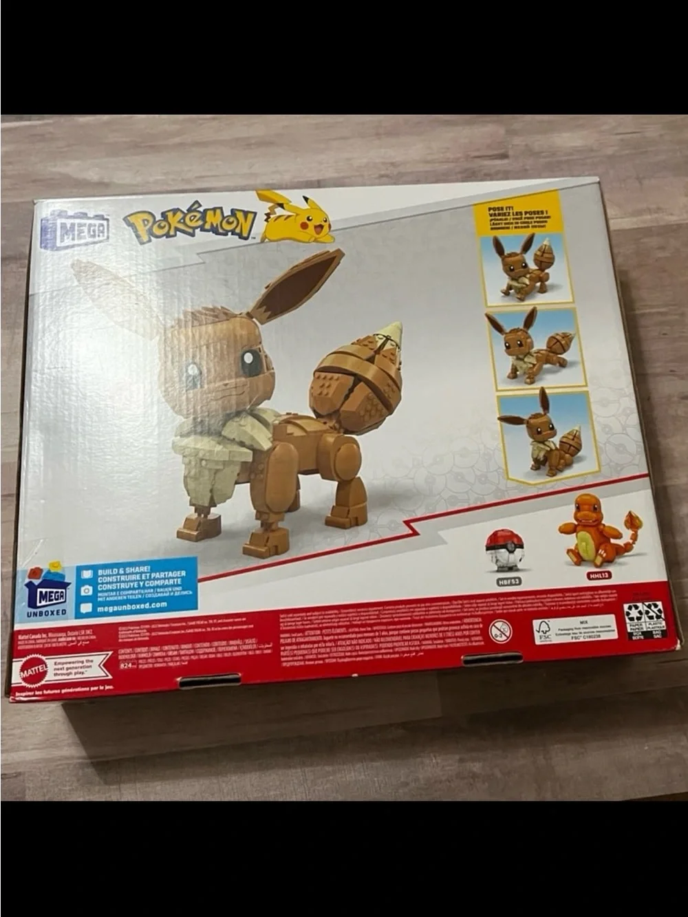 MEGA Construx Pokemon Jumbo Eevee Set 830pc GMD34